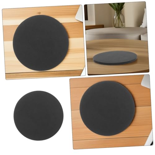 Kisangel Aquarium Self Leveling Mat Round Non Slip Soft Pad for Fish Tank Stabilization Shock Absorbing Cushion for Home and Office Aquatic Decor