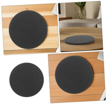 Kisangel Aquarium Self Leveling Mat Round Non Slip Soft Pad for Fish Tank Stabilization Shock Absorbing Cushion for Home and Office Aquatic Decor