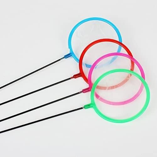 Aquarium Daphnia Removal Net Cleaning Tool Small Round Fish Net Fine Mesh 4 Pieces (s) Random Color Practical and clever
