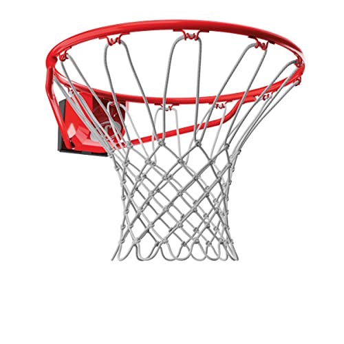 Spalding Regulation Size 18" Steel Basketball Rim with Net Included | Choose from Fixed or Breakaway | Replacement Rim for Indoor or Outdoor Hoop - color: Breakaway - Pro Slam - Red