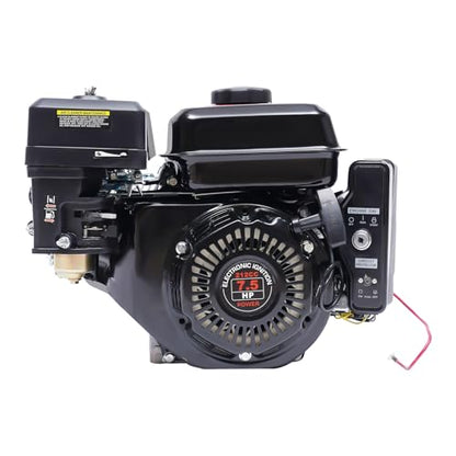 7.5HP Go Kart Engine 212cc 4 Stroke Gas Engine Horizontal Engine OHV Gasoline Air Cooling Go Kart Engine Motor for Lawnmower Scarifier Go Kart Compressor