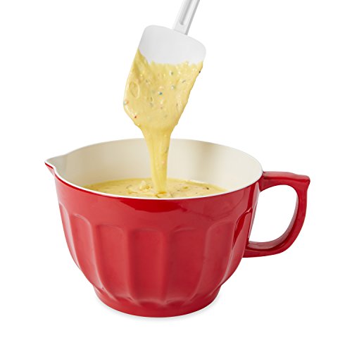 Rubbermaid Commercial Products Cold Temperature Spoon Spatula, 13.5 Inch, Clean-Rest Design , White - size: 13.5 Inch, style: Spoon Spatula