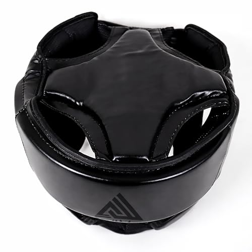 Boxing Headgear for MMA Training, Adjustable Padded Protective Helmet – Muay Thai, Kickboxing, Karate, Taekwondo & Martial Arts Sparring - size: L/XL KAVROX