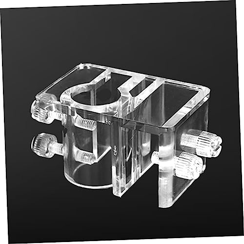 Kisangel Acrylic Fish Tank Water Holder Clamp Fixed Clip for Aquarium Hose Tube