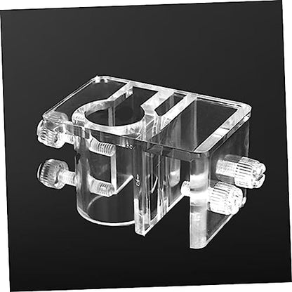 Kisangel Acrylic Fish Tank Water Holder Clamp Fixed Clip for Aquarium Hose Tube