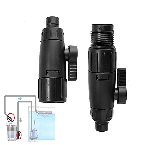 Aquarium Hose Valve, Fish Hose Pipe Quick Release Connector Adapter Aquarium Filter Connector(12mm/0.5inch)