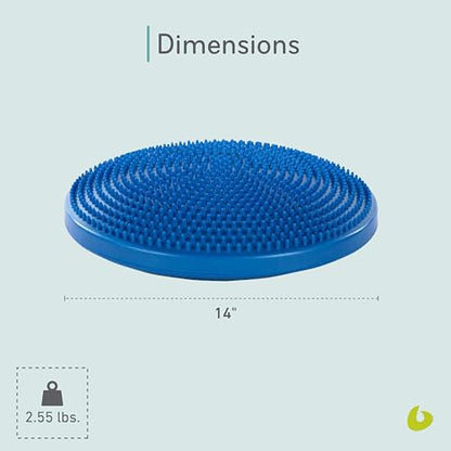 Balance Cushion, Inflatable Pilates Stability Disc, Balanced Body | Inflatable Disc for Balance Exercises and Muscle Release; Exercise Equipment for Home Gym or Pilates Studio Use