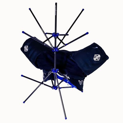 Hockey Gear Drying Rack - Heavy Duty Aluminum Collapsible Portable Sports Gear Drying Rack - Tree - Hockey Equipment Drying - Hockey Gifts - color: Green