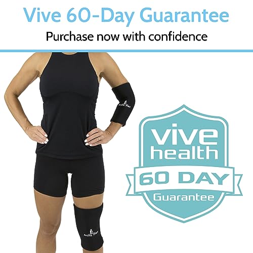 Arctic Flex Ice Sleeve for Knee, Elbow, Arm - Hot & Cold Freeze Pack Wrap for Tennis Pain Relief, Tendonitis - Gel Compression Brace for Injuries - Therapy Compress - Reusable, 360 Coverage - size: Large