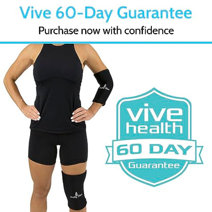 Arctic Flex Ice Sleeve for Knee, Elbow, Arm - Hot & Cold Freeze Pack Wrap for Tennis Pain Relief, Tendonitis - Gel Compression Brace for Injuries - Therapy Compress - Reusable, 360 Coverage - size: Large