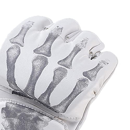 Boxing Gloves MMA Half Mitts Hand Guard Open Palm Gear Half Finger Sport Mittens PU Leather Thicken Pad Breathable Suitable for Grappling