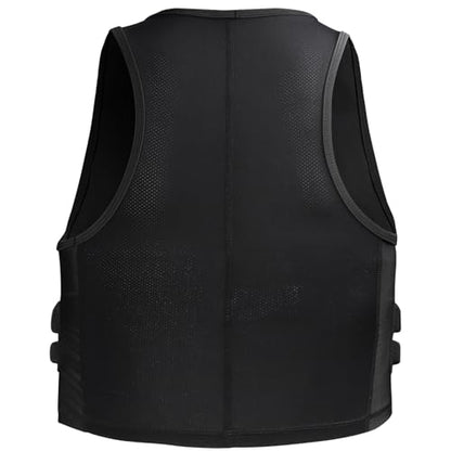 Women Padded Compression Vest, Impact Vest for Women, Chest Breast Rib Protection Vest for Sports, Karate, Football, Basketball - size: Large, style: Impact Padded Vest