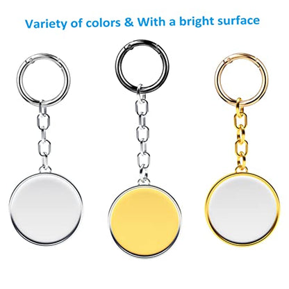 Metal Spring Clips 15 Pcs for Keychains and Purses