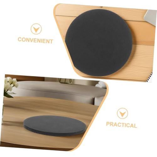 POPETPOP Fish Tank Mat Round Non Slip Cushion for Aquariums Soft Pad with Shock Absorption for Micro Landscape Bottles and Fish Tank Bottom Film