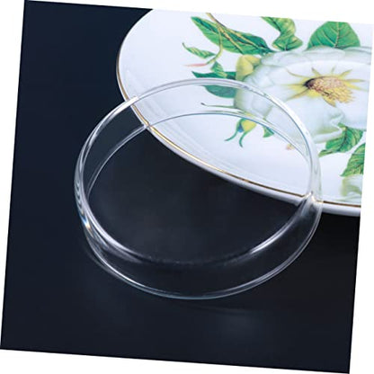 1pc Glass Shrimp Dish for Small Fish Feeder Bowl for Aquatic Pets and Reptiles Aquarium Aesthetics
