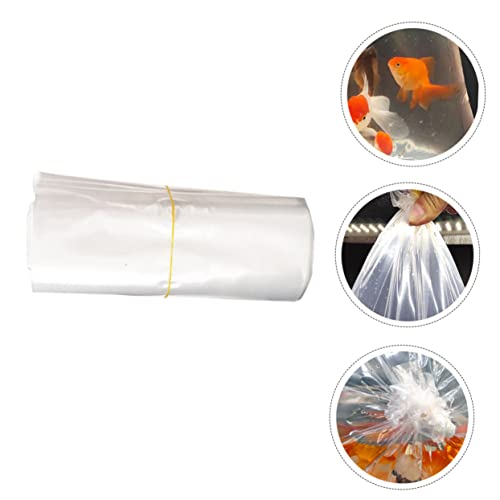 Ciieeo 50Pcs Leak-Proof Plastic Fish Shipping Bags Creative Aquarium Transport Bags for Safe and Packing