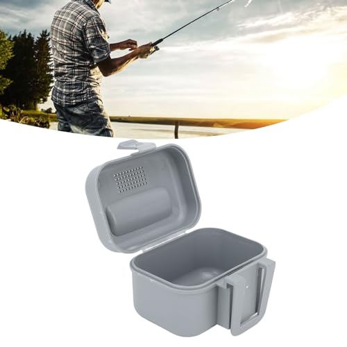 Asixxsix Live Bait Cooler Box, Fishing Bait Station Worm Bait Holder, Waterproof, Dustproof, Heat Resistant, and Wearproof Fishing Lure Box for Shrimps, Fishing Lure Worm Maggot - size: Small, style: S