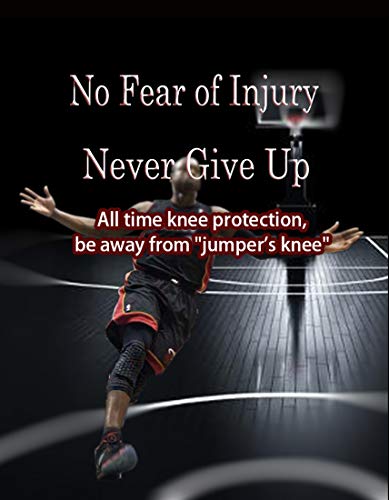 Unlimit Basketball Pants with Knee Pads, Black Knee Pads Compression Pants, 3/4 Capri Leggings - size: 3X-Large