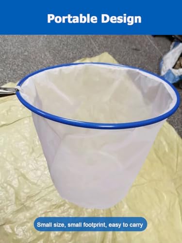 56-500 Fine Mesh Plankton Net - Nylon Sampling Net for Rotifer & Fish Egg Collection | 9.8"-15.7" Diameter Aquatic Research Tool, Ideal for Scientists & Aquarists