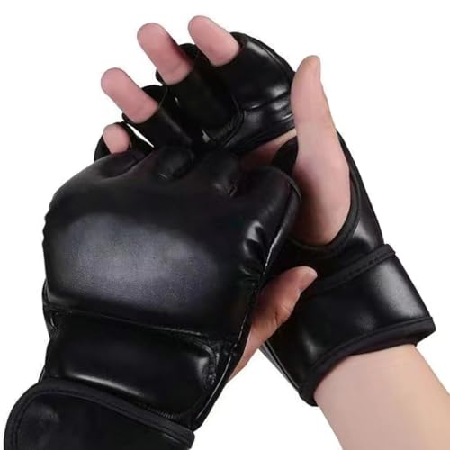 Boxing Gloves Training Gloves Half Finger Sport Gloves Heavy Bag Gloves Punching Gloves Kickboxing Gloves