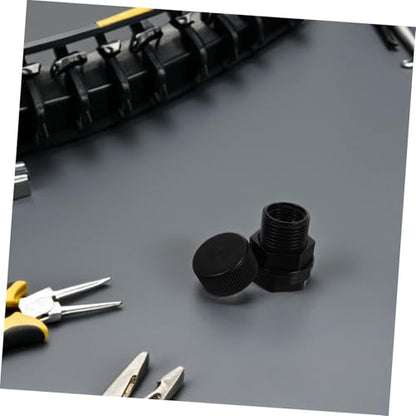 Cabilock PVC Tank Adapter for Barrels Threaded Water Tank Connector Hose Fitting for Rain Buckets and Aquariums Leakproof Design for Efficient Water Storage