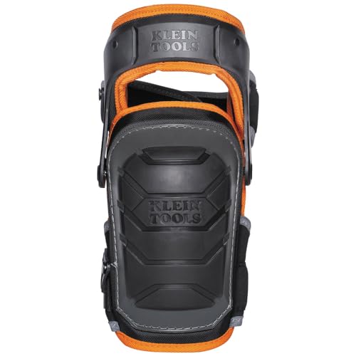 Klein Tools 60491 Knee Pads, Hinged Gel Foam, Black - size: Standard