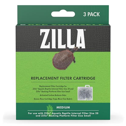 Zilla Replacement Filter Cartridges Medium, 3 Count ( Pack of 1) - size: Medium