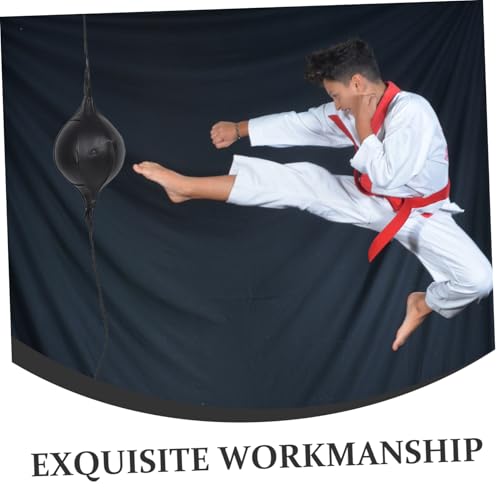 VICASKY 1 Set Boxing Reaction Ball PU Double End Speed Training Bag for Reflexes Coordination Durable Hanging Design for Efficient Space Use Boost Emotional Release Reflex Enhancement