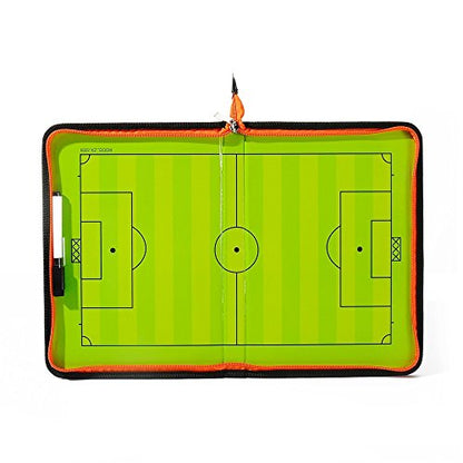 Pure Vie Portable Magnetic Soccer Coaching Board Football Tactics Clipboard - color: 16.54'' X 11.02''