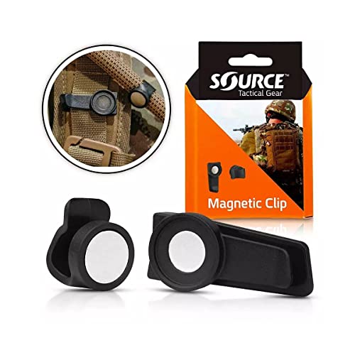 Source Tactical Gear Universal Magnetic Tube Holder Clip (Black)
