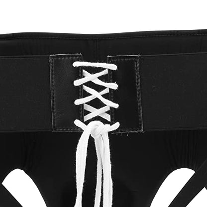Fydun Men Groin Guard Boxing Muay Thai Jockstraps - BN Fight Karate Taekwondo Groin - color: Red