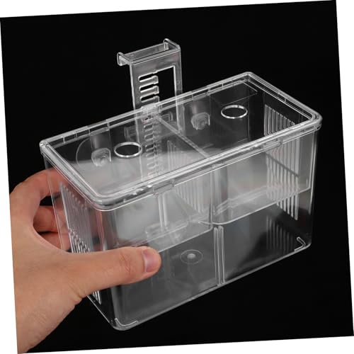 Totority Fish Breeding Box Cup for Aquarium Divider Incubator for Safe Fry Isolation and Acclimation Portable and Easy to Install Fish Divider for Betta
