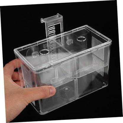 Totority Fish Breeding Box Cup for Aquarium Divider Incubator for Safe Fry Isolation and Acclimation Portable and Easy to Install Fish Divider for Betta