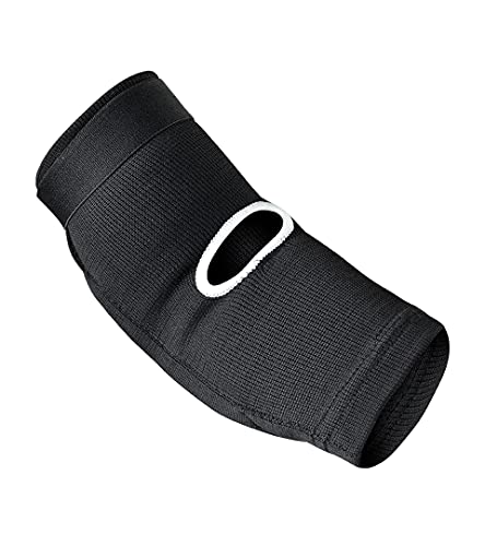 Combat Corner Muay Thai Elbow Pads for MMA, Boxing, Kickboxing, Martial Arts (Black, Large/X-Large)