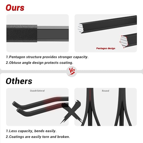 Ultrawall Garage Storage Hooks, Heavy Duty Steel Tool Organizer - size: 2 Pack