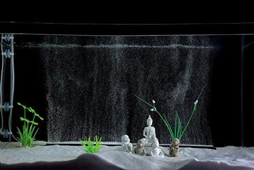 Aquarium 6/12Inch Nano Materials Air Stone Strip Fish Tank Bubble Stone for Saltwater and Fresh Water (Not Harm The Health of The Fish)(No Include Air Pump) - color: 6Black, size: 24In