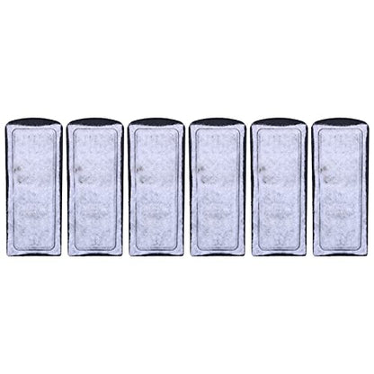Aquarium Filter Cartridges 6 Pack, Replacement Filter Media for Fish, Compatible with, Power Filters, Activated Carbon Filter Pad for Water