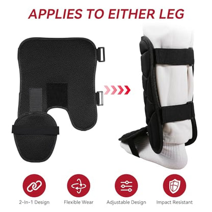 KRUI Baseball and Softball Batter's Leg Guard for Youth and Adults