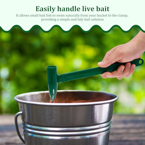2Pcs Intelligent Live Bait Catcher Device, Quick and Precise Live Bait Holder Tool Cool Gadget for Fishing Angler Fishermen Beginner