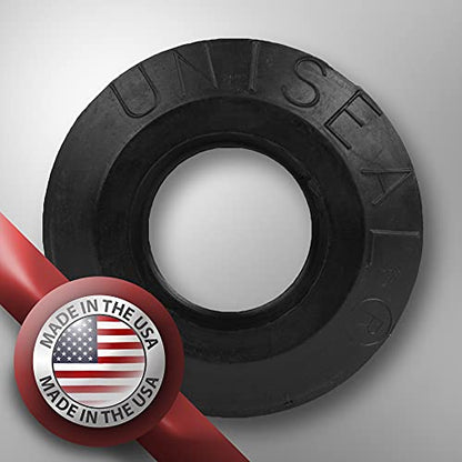 1/2" UNISEAL Flexible Tank Adapter Made in the USA (Bulkhead) - 2 Pack
