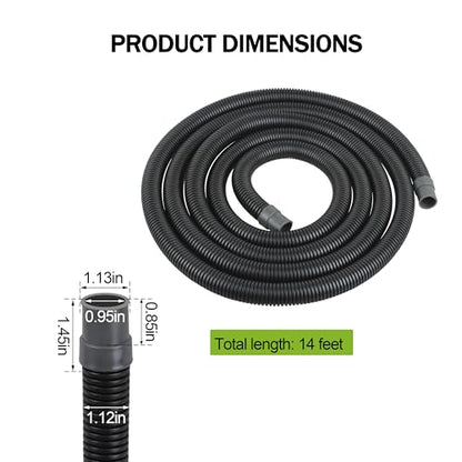 A20236 Ribbed Hosing for Fluval FX2/FX4/FX6 Canister Filters,13.25 Feet Fits Aquarium Filter Replacement Part (A20236)