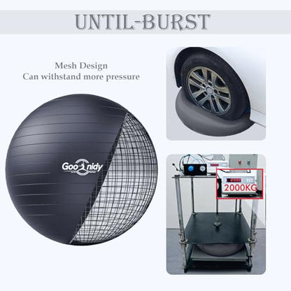 Soft Exercise Ball, Yoga Pregnancy Ball Chair, Pilates Equipment with Pump - color: Black, size: S(15-18inch/38-45cm)
