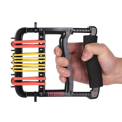 YPCBYNBS Hand Exerciser,Finger Exerciser and Hand Strengthener for Hands,Finger,Wrist,Forearms and Thumbs Therapy,Black