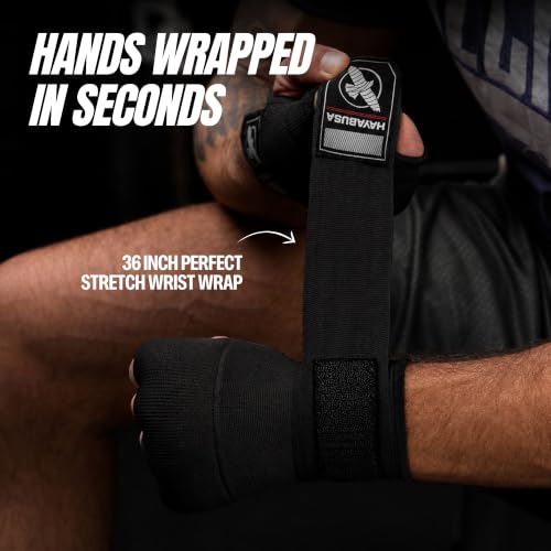 Hayabusa Quick Gel Hand Wrap Boxing Gloves - color: Grey/Pink, size: Small