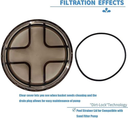 Pool Pump Lid Cover Compatible with 3/4HP Pond DIY self-Starting Above Ground Pool Pump Cover Sand Filter Pump