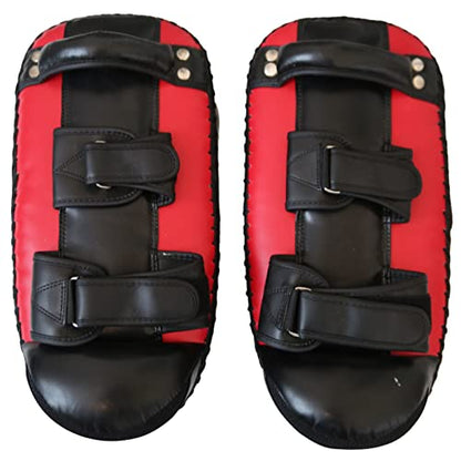 Muay Thai Pad Non-Kyokushin for Training, Curved Kickboxing Kicking Strike Shield, Coaching Kick Boxing, MMA, Martial Arts, Karate, Taekwondo, Punching, Foot, Knee, and Elbow Target