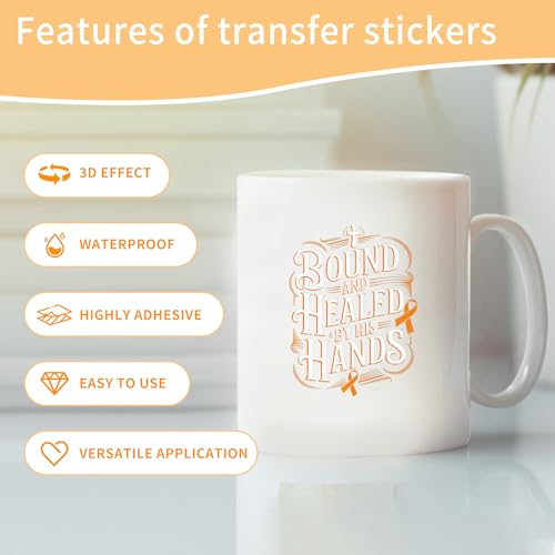 UV DTF Transfers Sticker - 20 Sheet Inspirational Bible UV DTF Cup Wrap, Christian Scripture Stickers for Glass, Religious Faith Decals, DIY Crafts for Prayer Groups Believers - color: Multi616