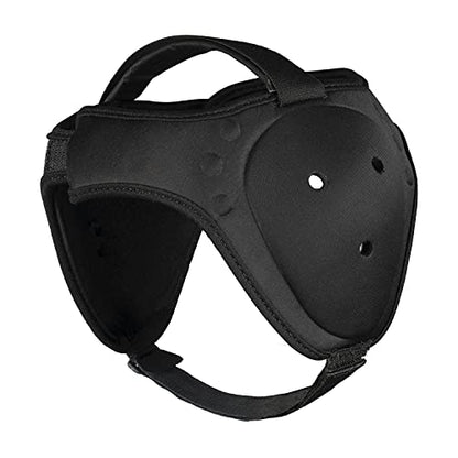 Wrestling BJJ Grappling Headgear - Adjustable Ear Guard - Ultra Soft Ear & Head Guard - Adult & Youth - color: Black, size: Adult