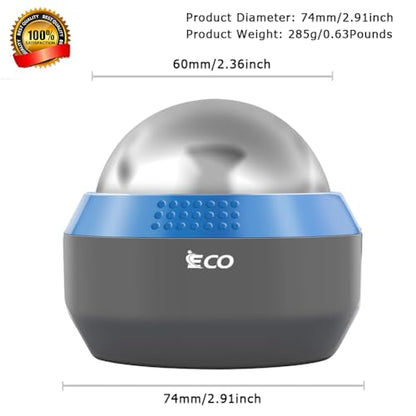 iECO Massage Ice Roller Ball Cold & Heat Therapy Plantar Fasciitis Roller - color: Gray & Blue