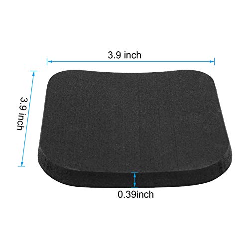 4Pcs Treadmill Mats, Coolrunner High Density Equipment Pads Noise Reduction